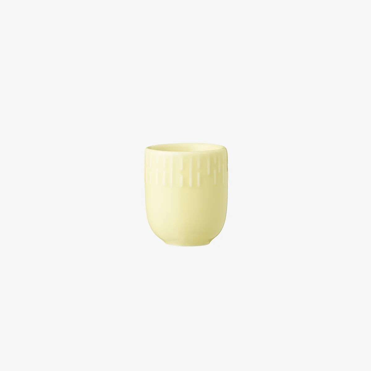 Confetti mini kop med relief Porcelæn 5 cl. Lemon