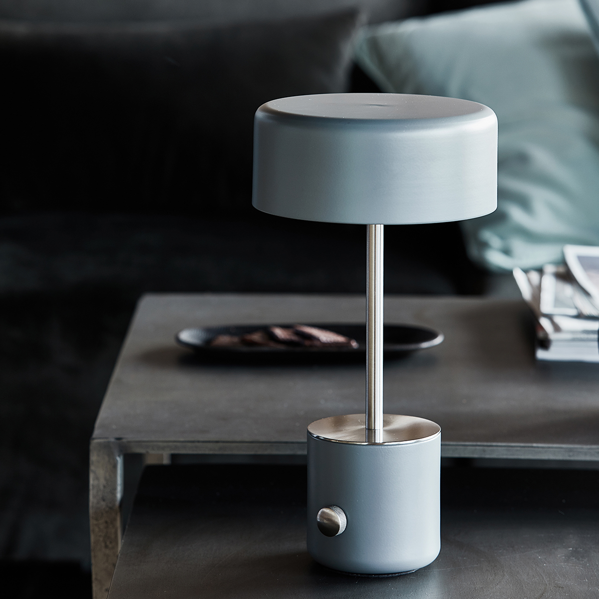 Bordlampe, Bring, Grå*
