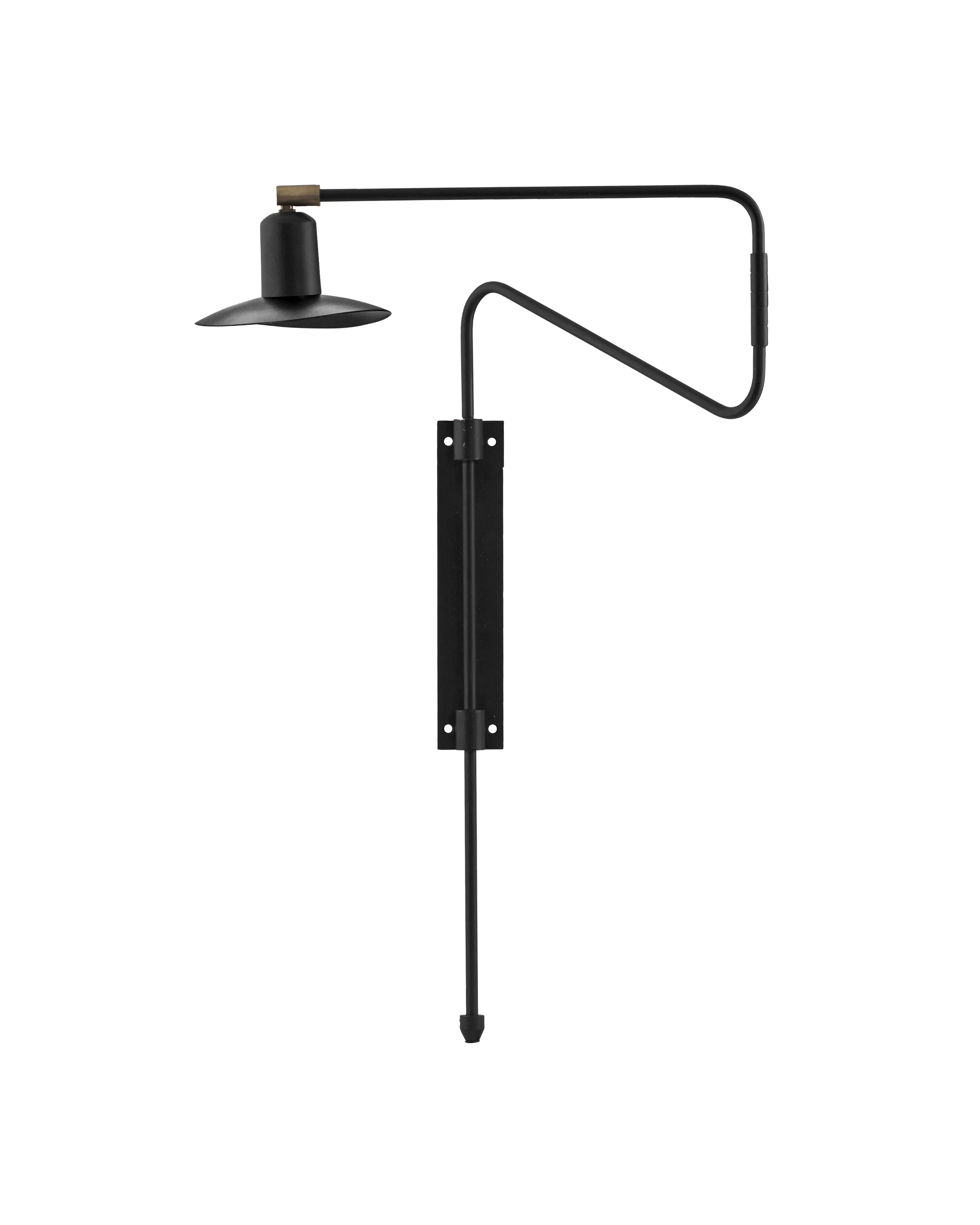 Væglampe, Swing, Sort