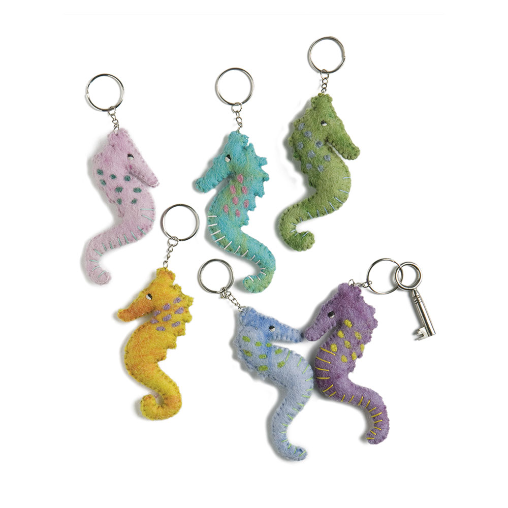 Keychain Seahorse