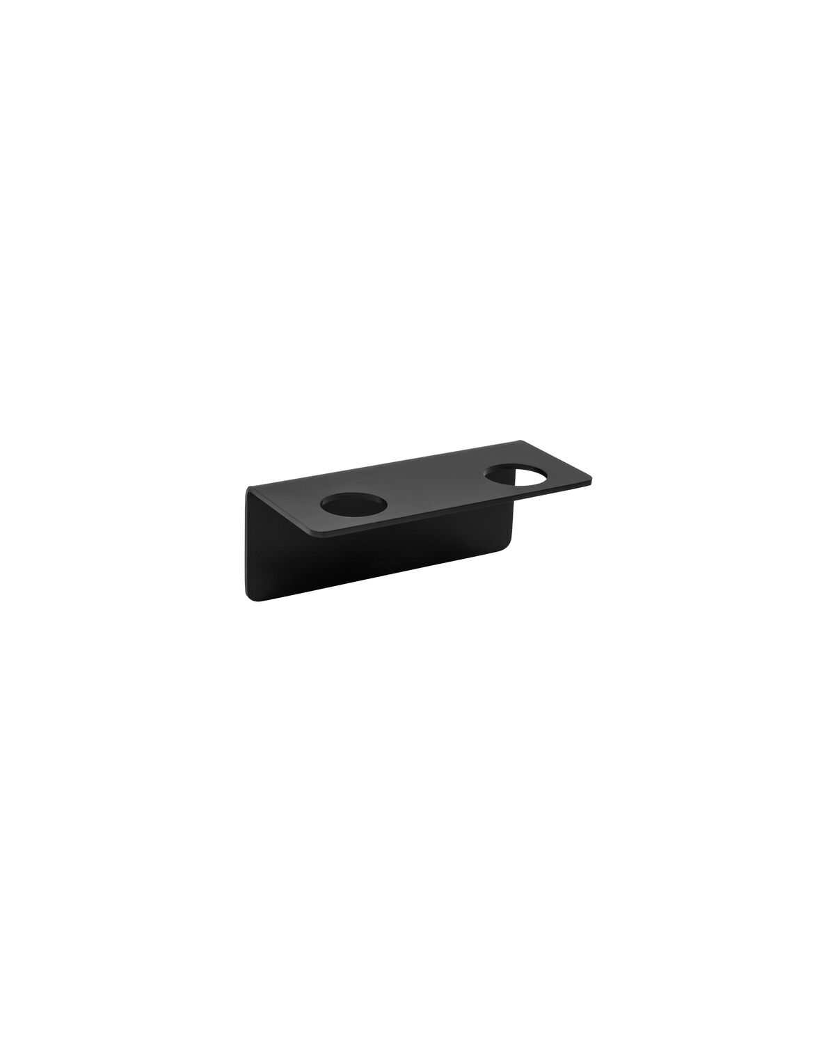Flaskeholder med 2 huller, Sort