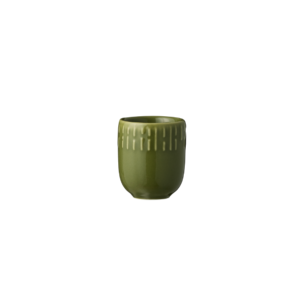Confetti Olive mini kop med relief Porcelæn 5 cl.
