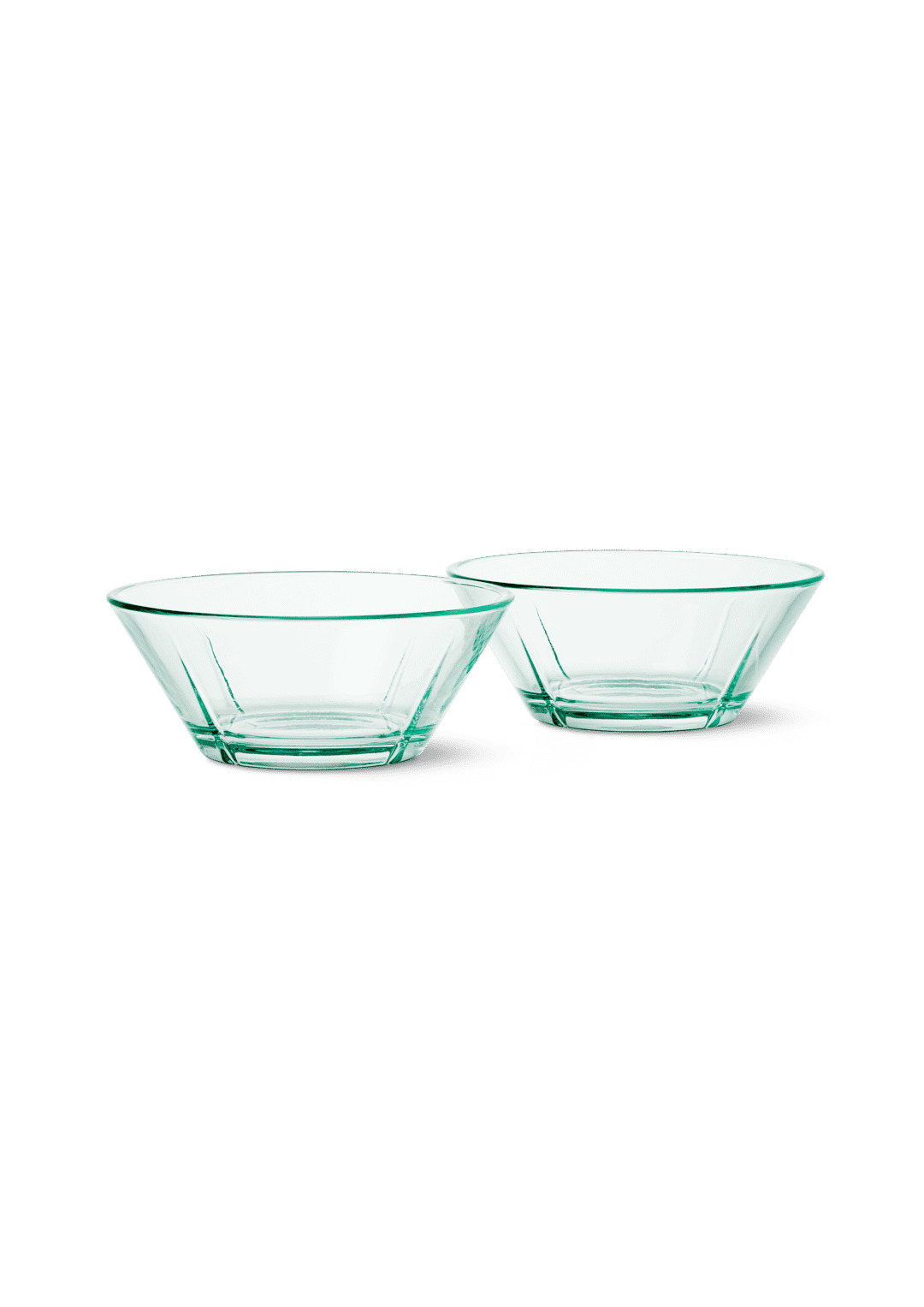Grand Cru Recycled Glasskål Ø15 cm klar grøn 2 stk.
