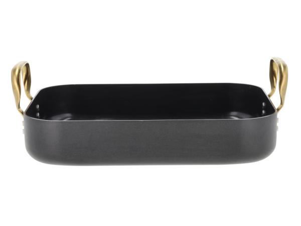 Bradepande keramisk non-stick Brasserie 34 x 26 x 8 cm Sort Bradepande keramisk non-stick Brasserie 34 x 26 x 8 cm Sort