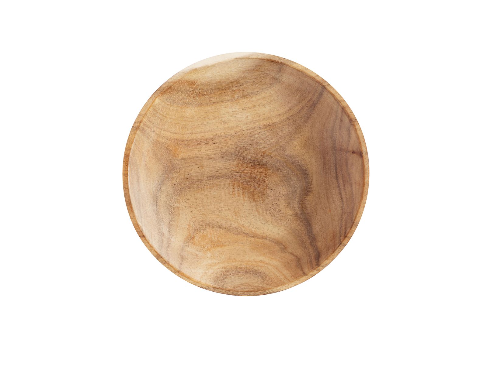 Tallerken Ø18 cm - Natur Teak