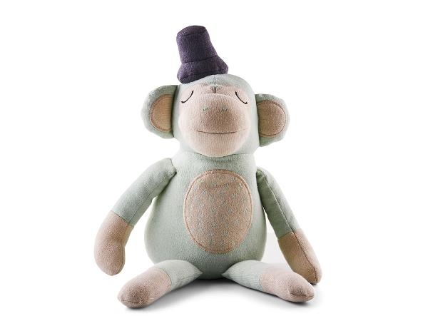 Södahl Monty monkey Bamse 50 cm grøn* Södahl Monty monkey Bamse 50 cm grøn*
