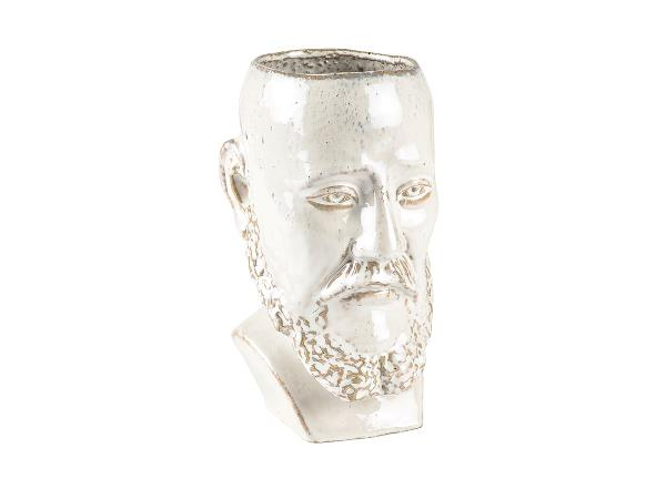 Villa Collection Calvi Vase/skjuler 26 cm Hvid
