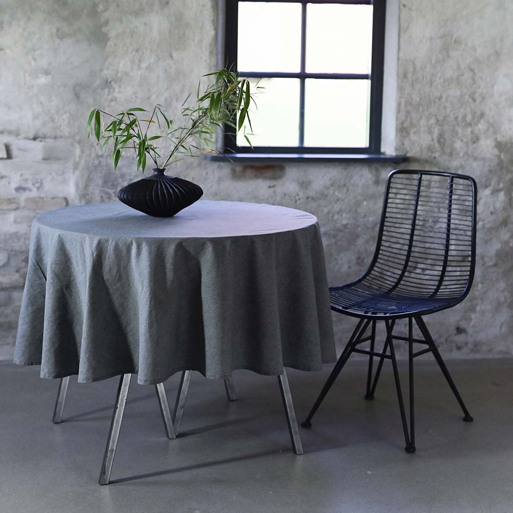 Eden dug, Ø 180 cm, grå Eden dug, Ø 180 cm, grå