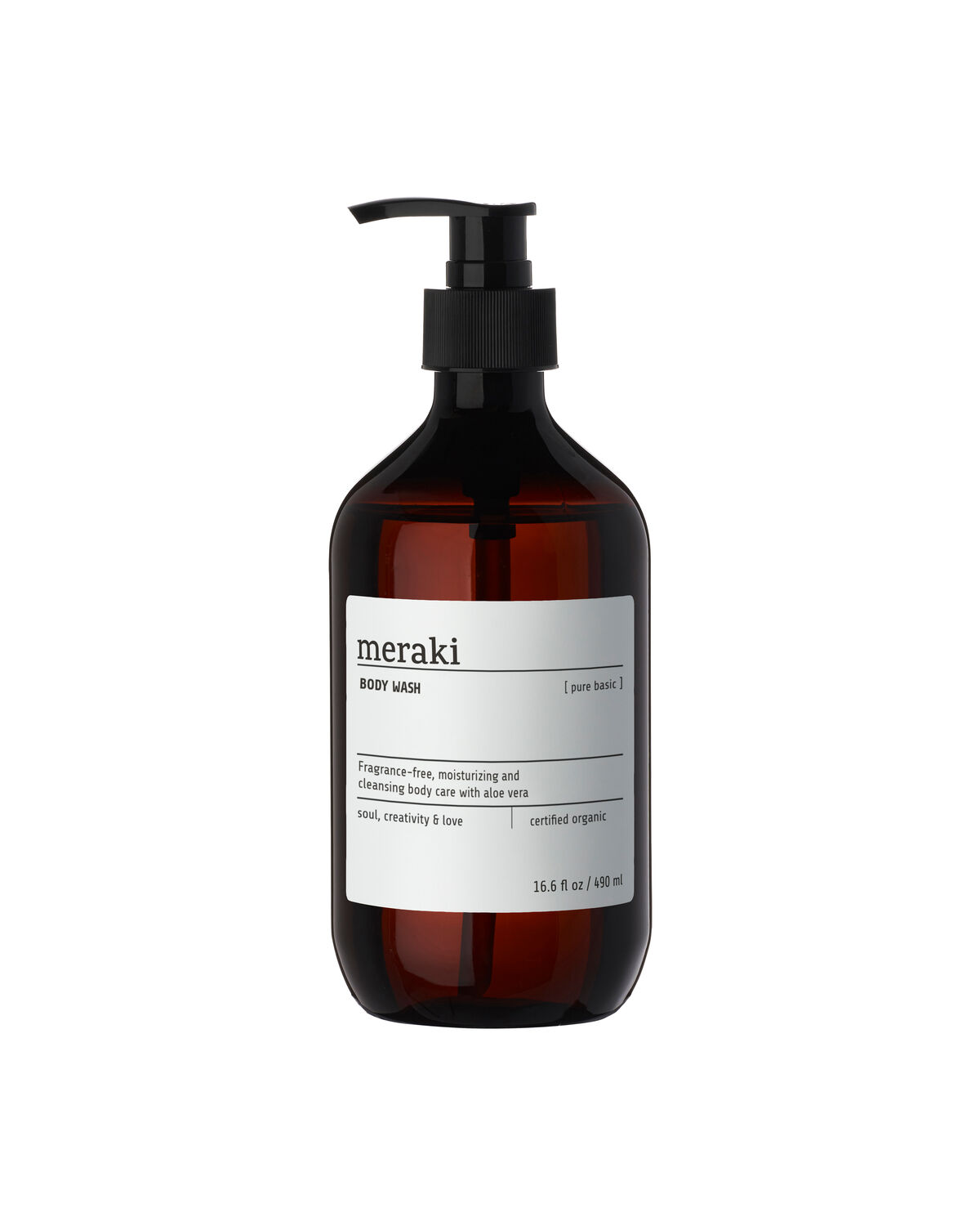 Body wash, Pure Basic, 490 ml