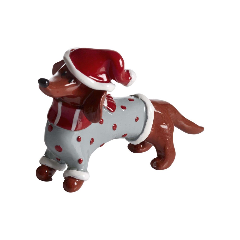 Christmas Dog Dusty, H.5,5cm