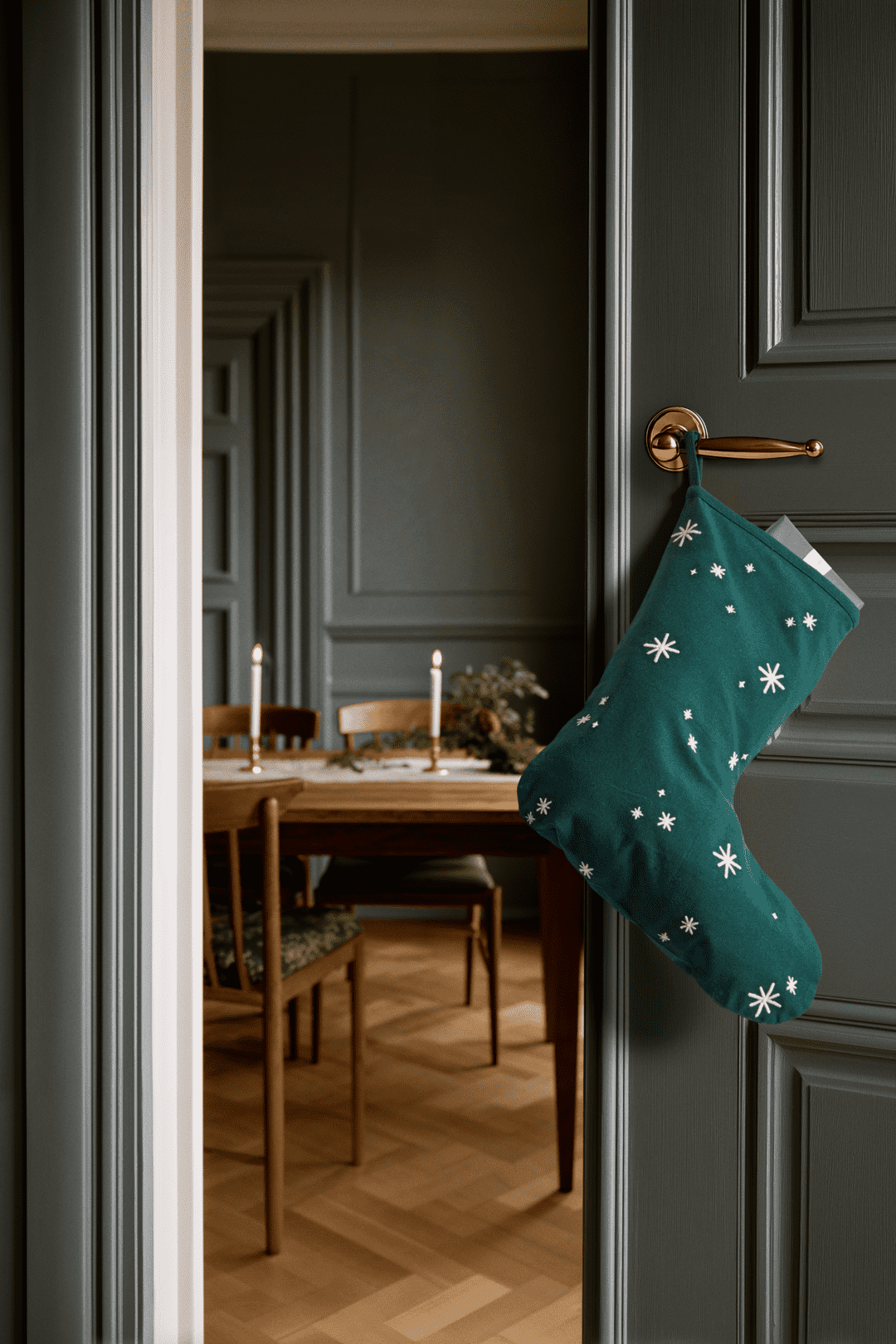 Christmas Fable Julestrømpe H45 grøn