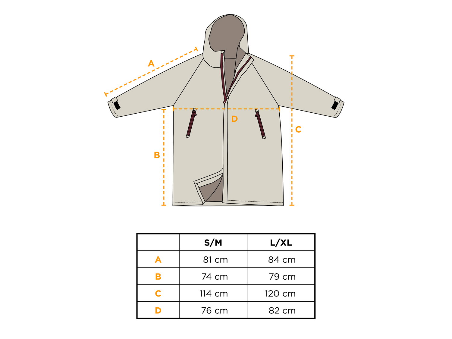 Södahl Vinterbadekåbe S/M North Beige