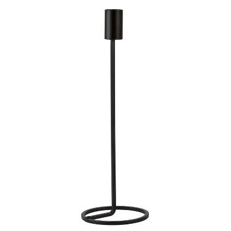 Villa Collection Lysestage 29cm Dia10cm Sort Metal