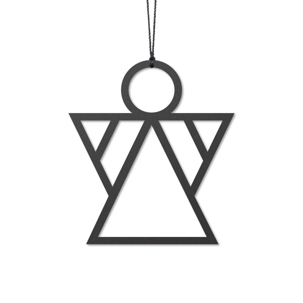 Felius, Engel, sort 2 stk. Felius, Engel, sort 2 stk.