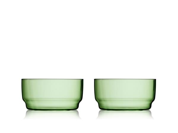 Lyngby Glas Torino Skål 12 cm 2 stk. Grøn
