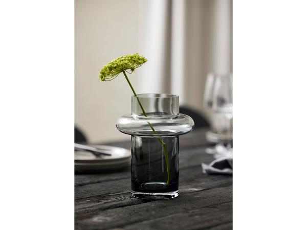 Lyngby Glas Tube Vase 20 cm Smoke*