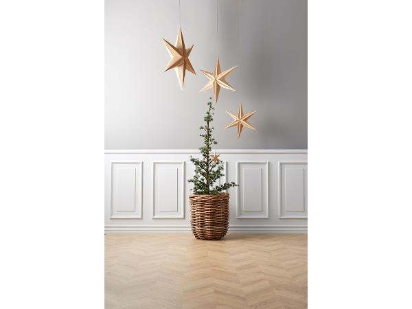 Villa Collection Planteskjuler kurv 2 stk. Naturrattan