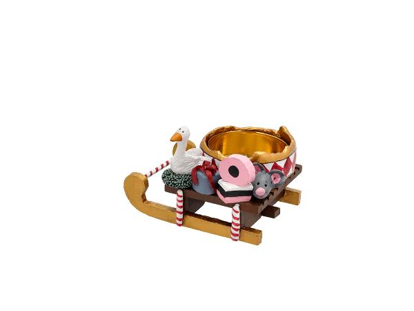 Medusa-Copenhagen Sukkervogn Lysestage t/kalenderlys 7 cm Medusa-Copenhagen Sukkervogn Lysestage t/kalenderlys 7 cm