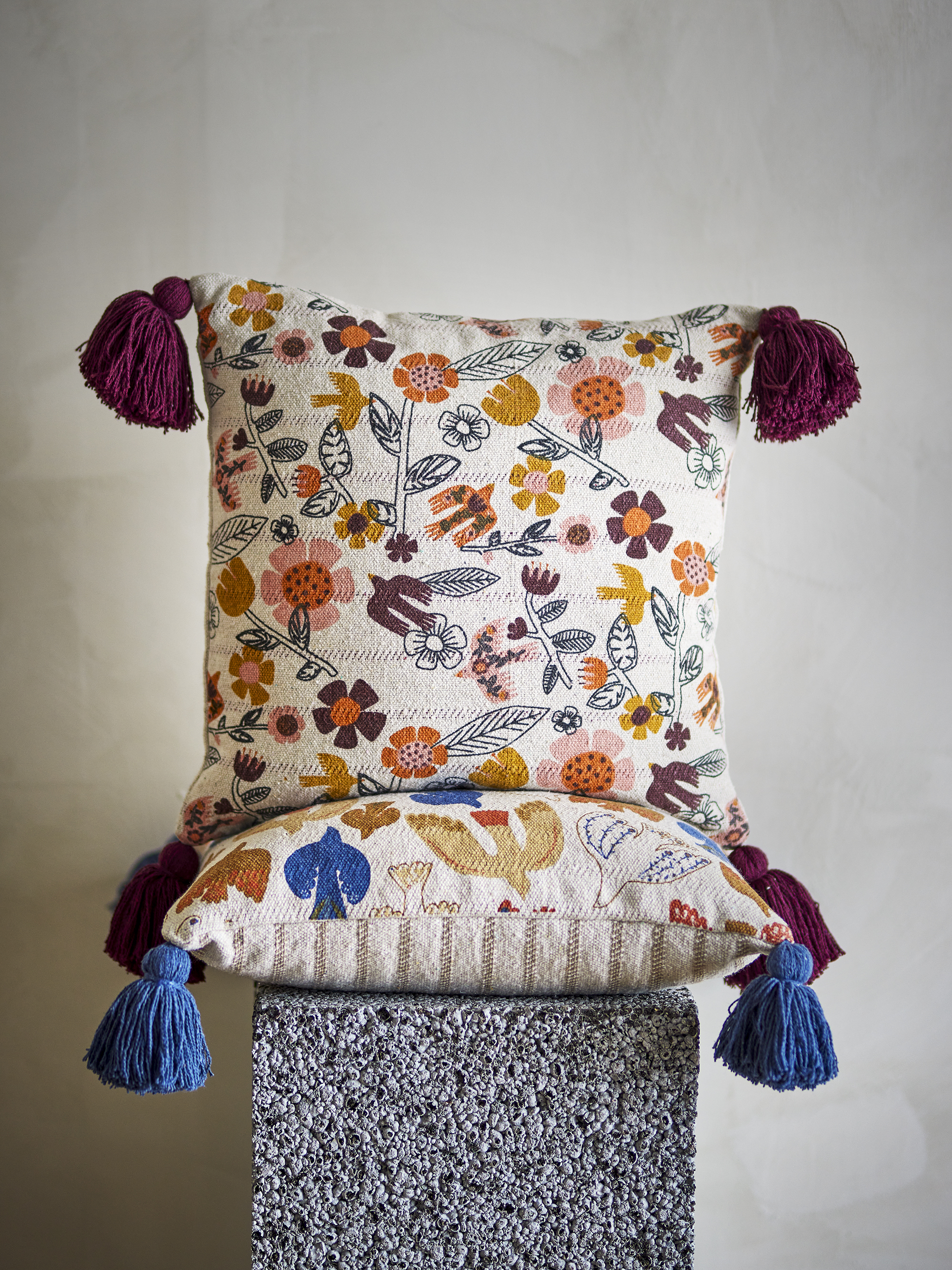 Vivielle Pude, L45xW45 cm, Multifarvet