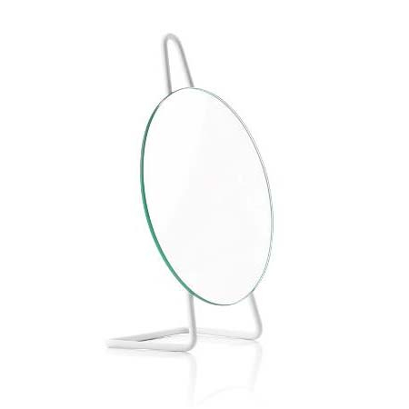 Zone A-Mirror Bordspejl 22 x 10,5 x 31 cm Hvid*