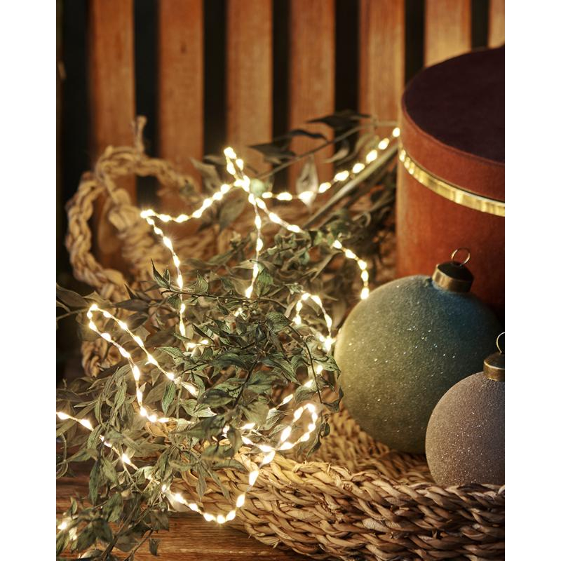 Kiki, 155LED, 2m+3m, Klar/Guld Kiki, 155LED, 2m+3m, Klar/Guld