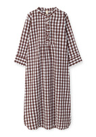 Bæk&Bølge Sonja dress S/M chokolade/hvid