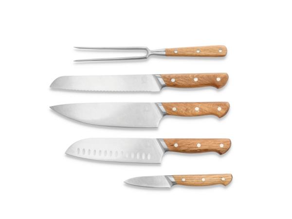 Morsø Foresta Knivsæt 5 dele Eg/Rustfrit stål*