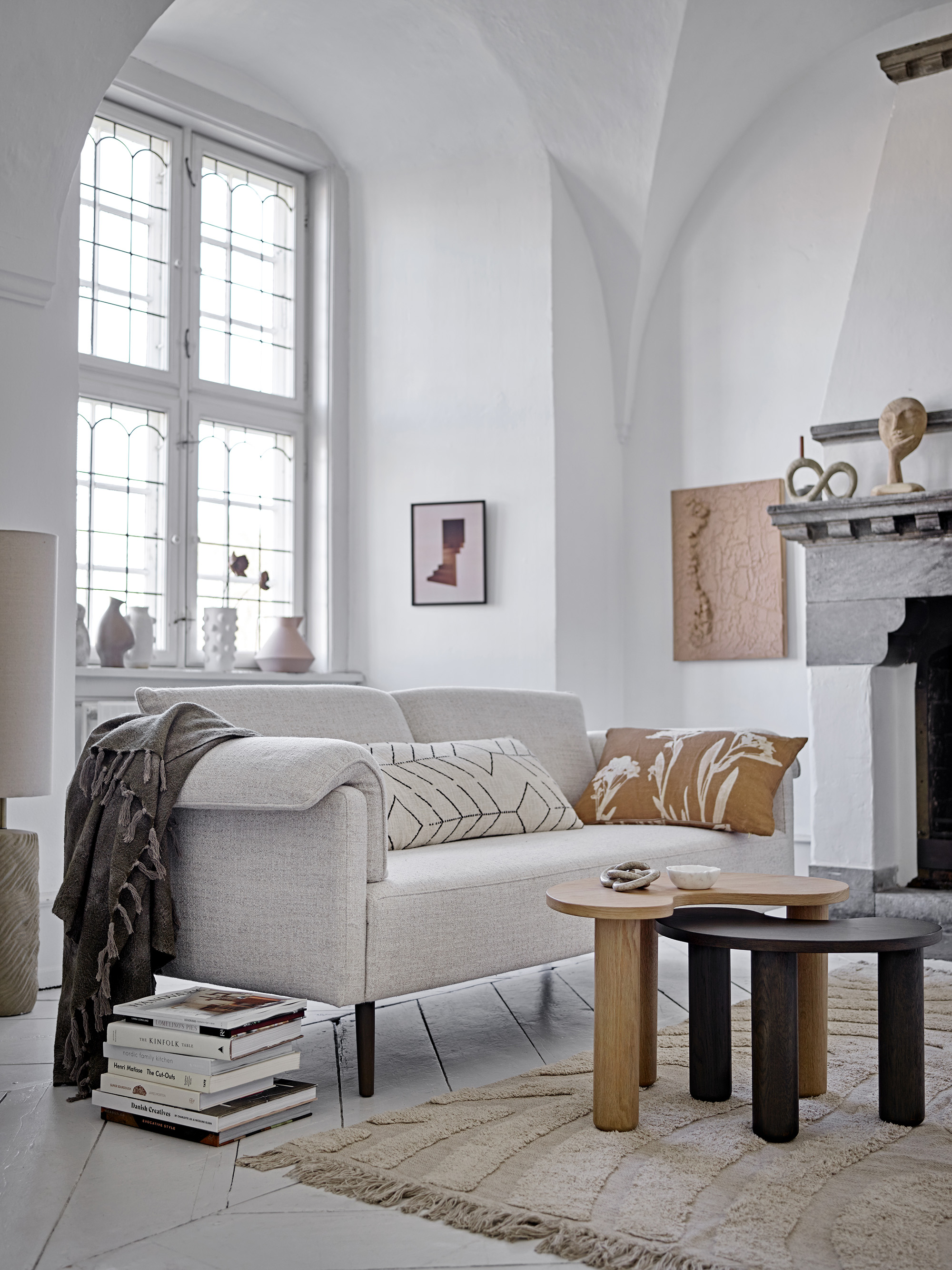 Elaine Tæppe, Natur, Bomuld, L210xW150 cm