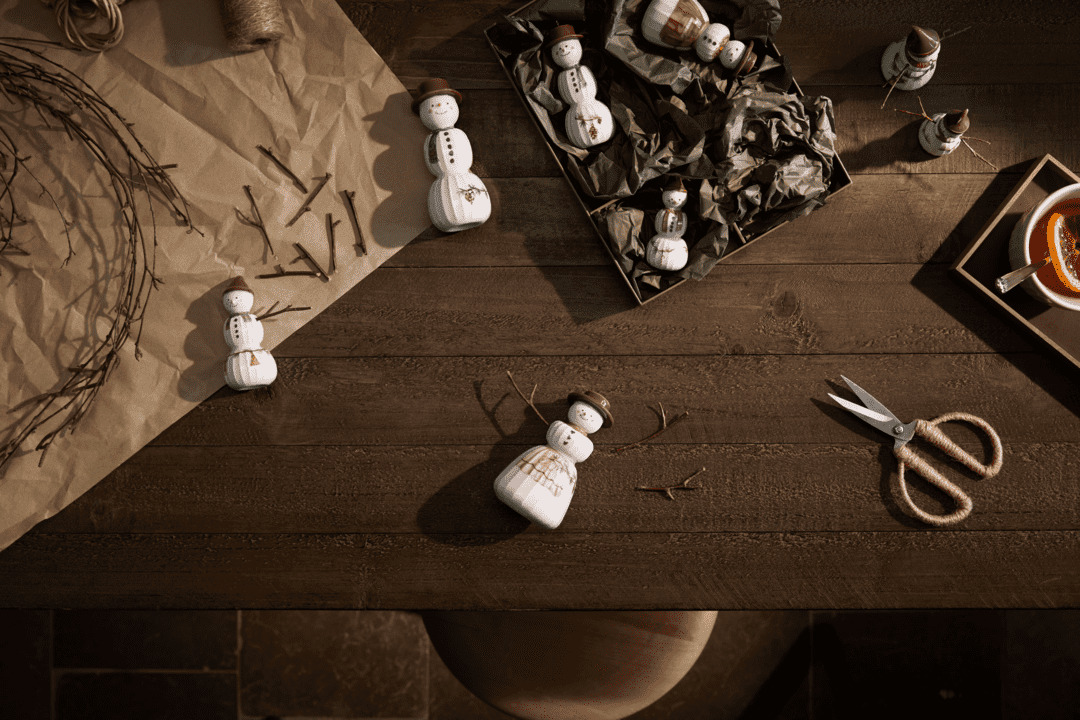 Hammershøi Christmas Snekone H11 hvid m. deko