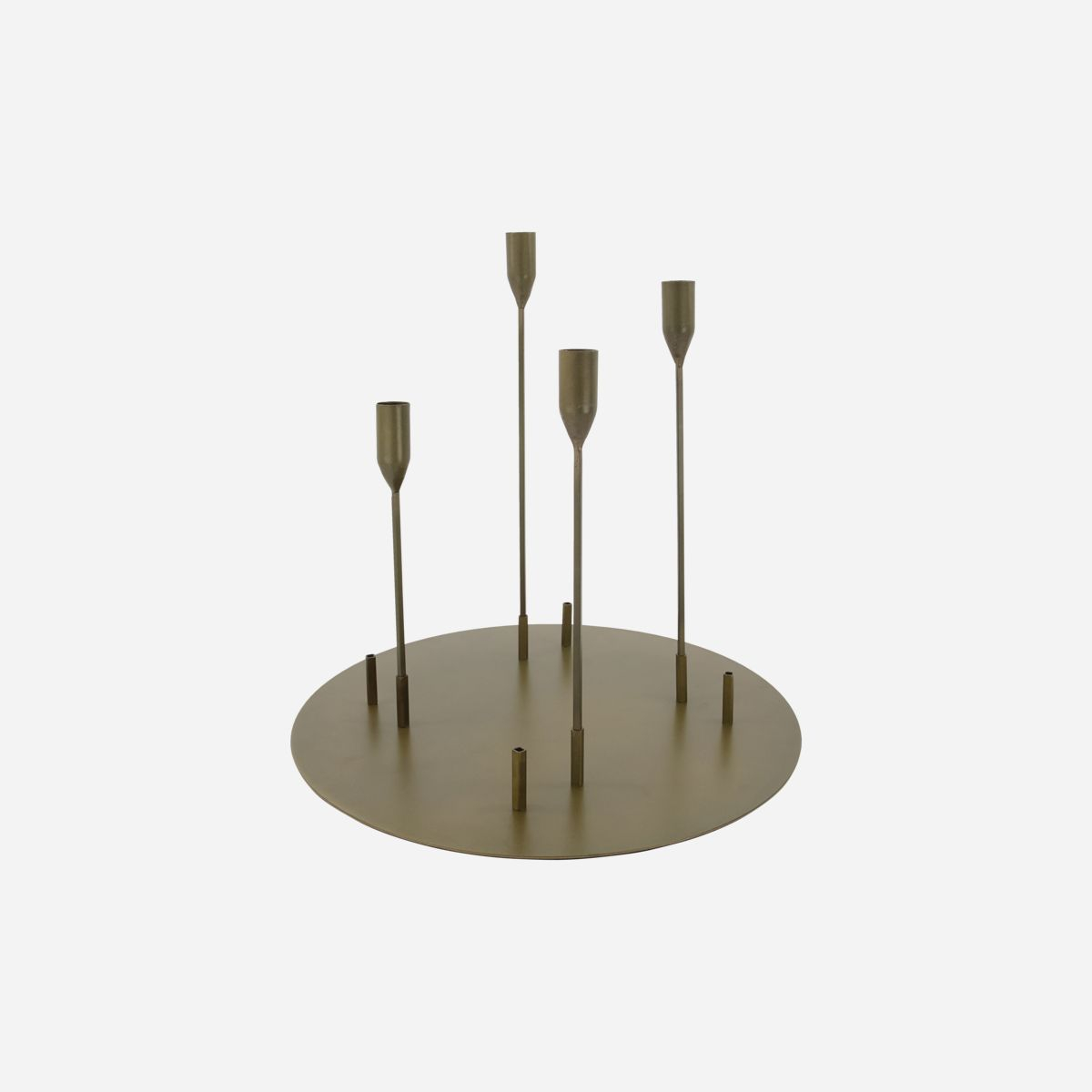 Lysestage, Advent, Antik messing* Lysestage, Advent, Antik messing*