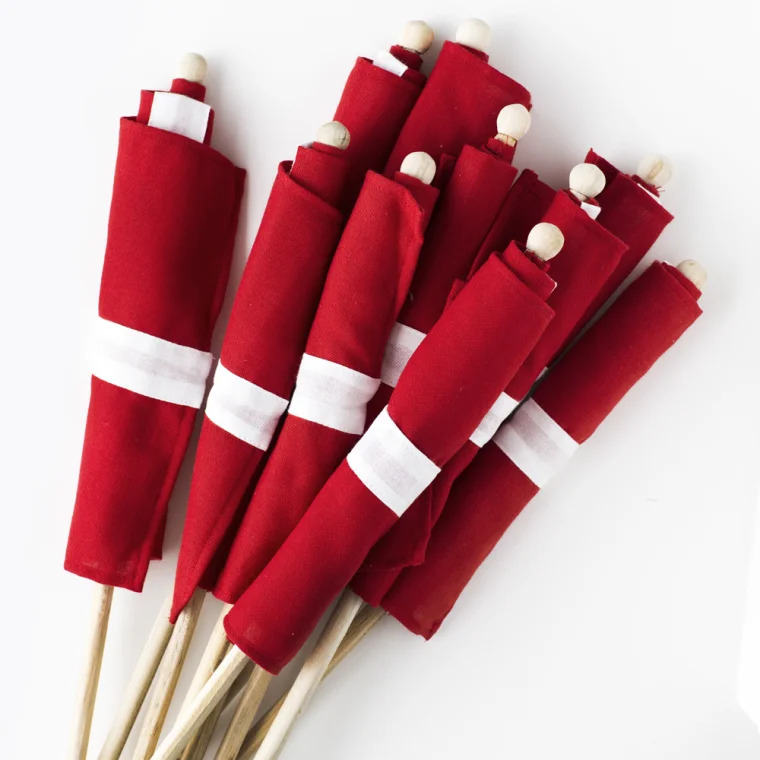 Langkilde & Søn Fødselsdagsflag på pind - hurra-flag