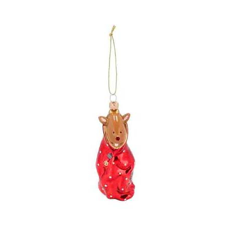 Medusa Copenhagen Julekugle Baby Rudolf 12,7 cm Glas Medusa Copenhagen Julekugle Baby Rudolf 12,7 cm Glas