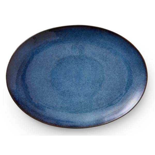 BITZ Fad 45 x 34 cm sort/mørkblå BITZ Fad 45 x 34 cm sort/mørkblå