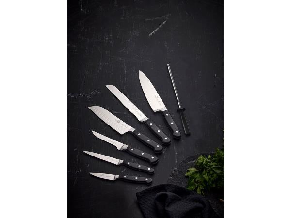 Lion Sabatier International Pluton Knivsæt 7 dele Stål/Sort Lion Sabatier International Pluton Knivsæt 7 dele Stål/Sort