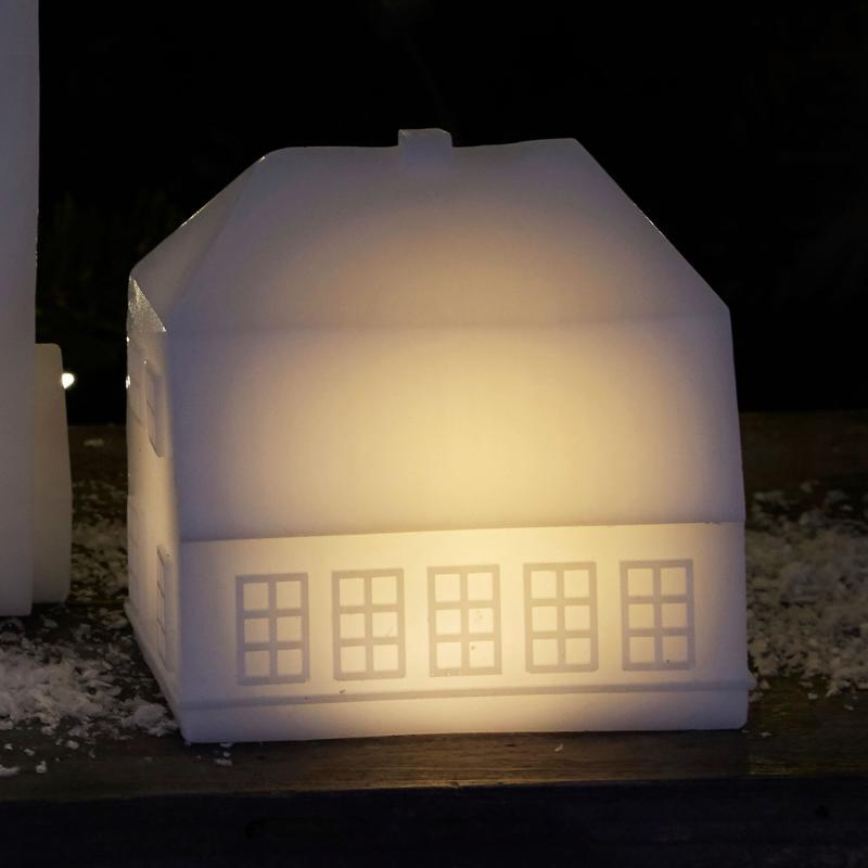 Sirius Copenhagen Herregårdsvilla, hvid, B12xL11,5x7,5cm Sirius Copenhagen Herregårdsvilla, hvid, B12xL11,5x7,5cm