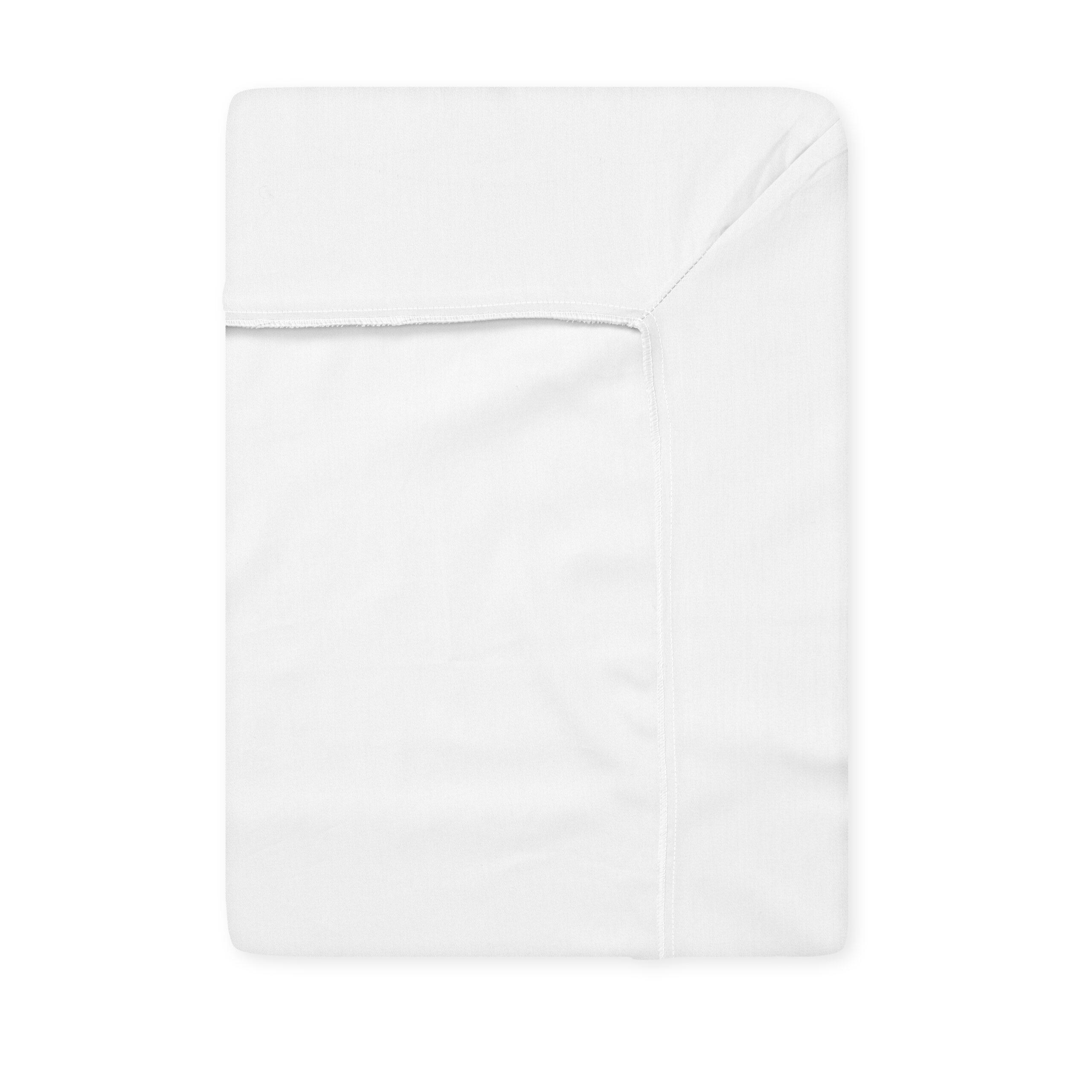 Kuvertlagen Satin 180X200X25 cm, Hvid