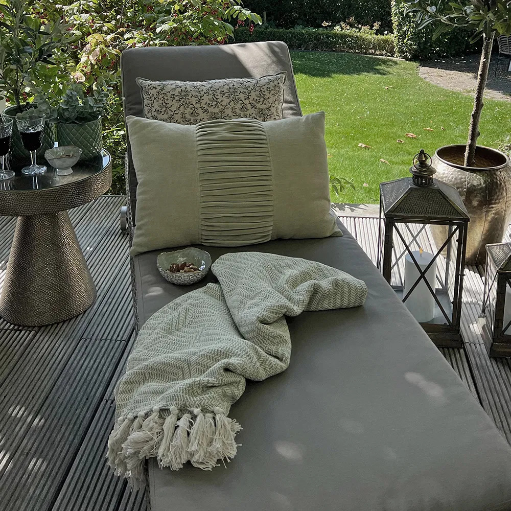 Plaid, grøn 160x130 cm Plaid, grøn 160x130 cm