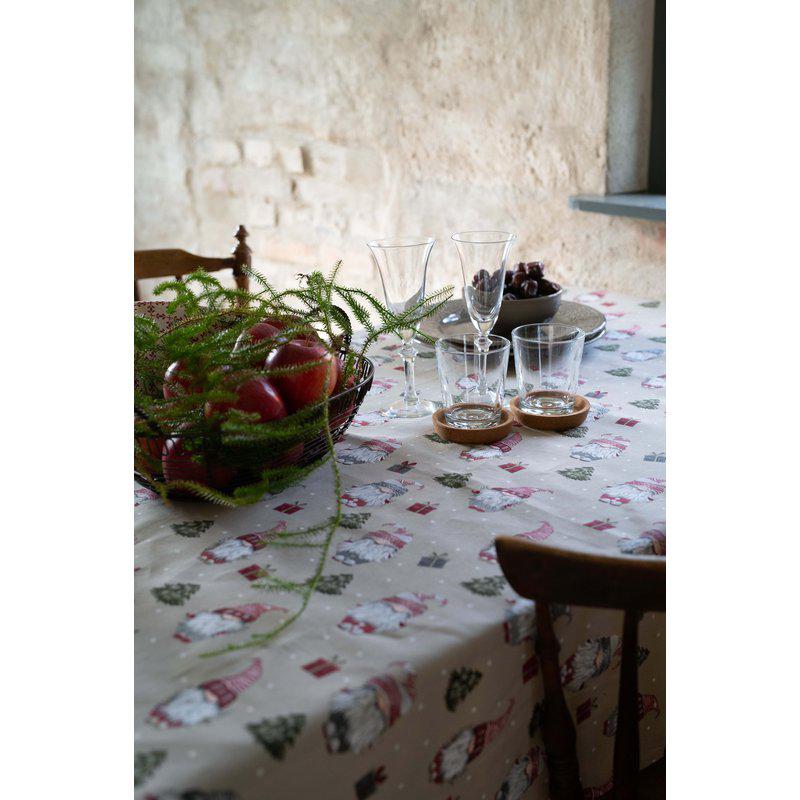 Nils Dug, rød juledug, 145x250 cm Nils Dug, rød juledug, 145x250 cm