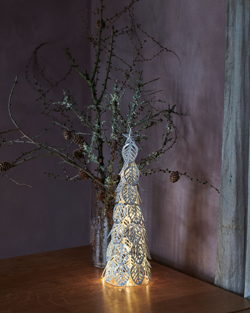 Kirstine Træ, H 43 cm, sølv Kirstine Træ, H 43 cm, sølv