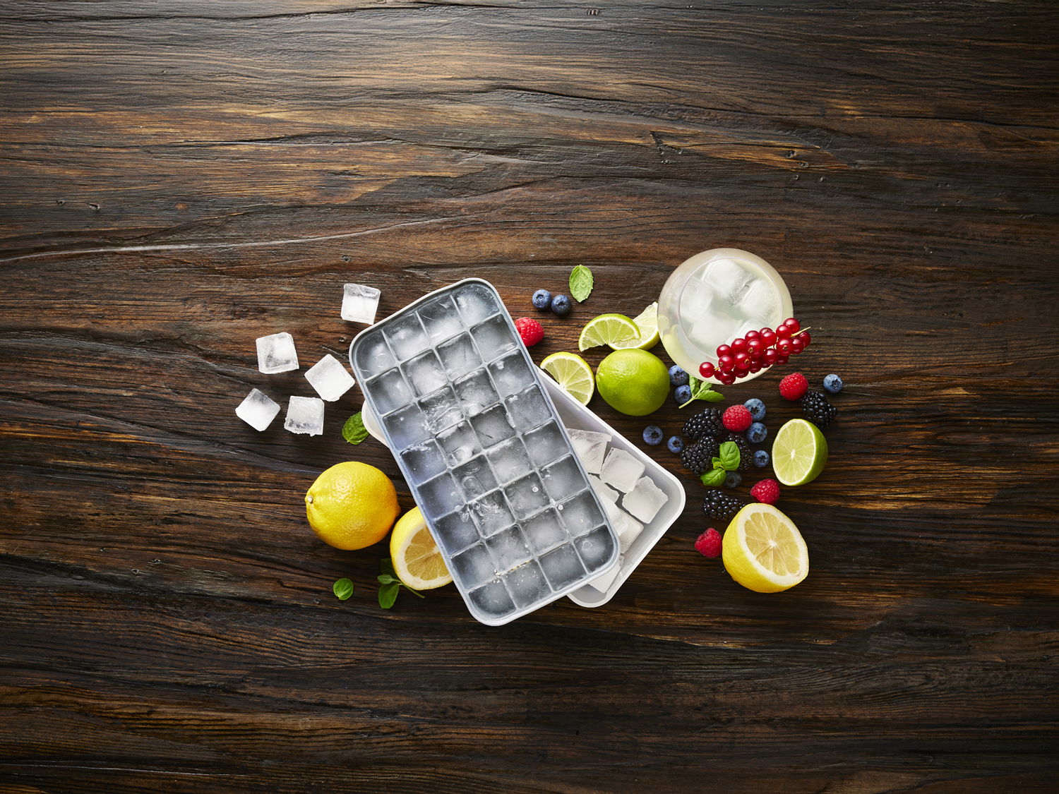 Funktion Isterningbakke m/låg 23,3 x 12,2 x 11,4 cm, klar