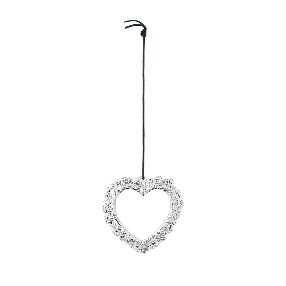 Blomst i lag H7.5 forsølvet julepynt* Blomst i lag H7.5 forsølvet julepynt*