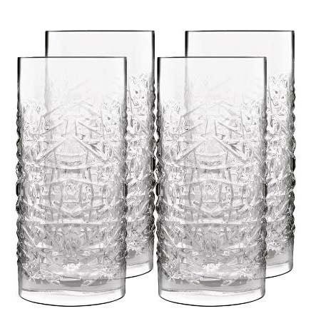 Luigi Bormioli Mixology textures Ølglas/longdrinkglas 16 cm 48 cl 4 stk. Klar